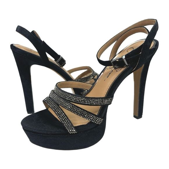 Jessica Simpson Balina 4 Strappy Open Toe Platform Heels - Size 7.5 (38) - Picture 3 of 8